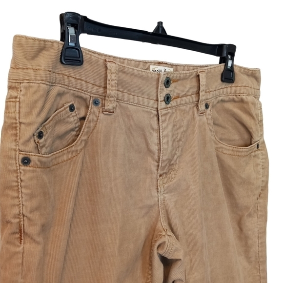 Polo Jeans Kelly dark tan corduroy boot cut pants size 8 - Picture 2 of 9